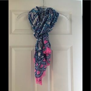 Sand Dollar & Sea Shell Lilly Pulitzer Scarf